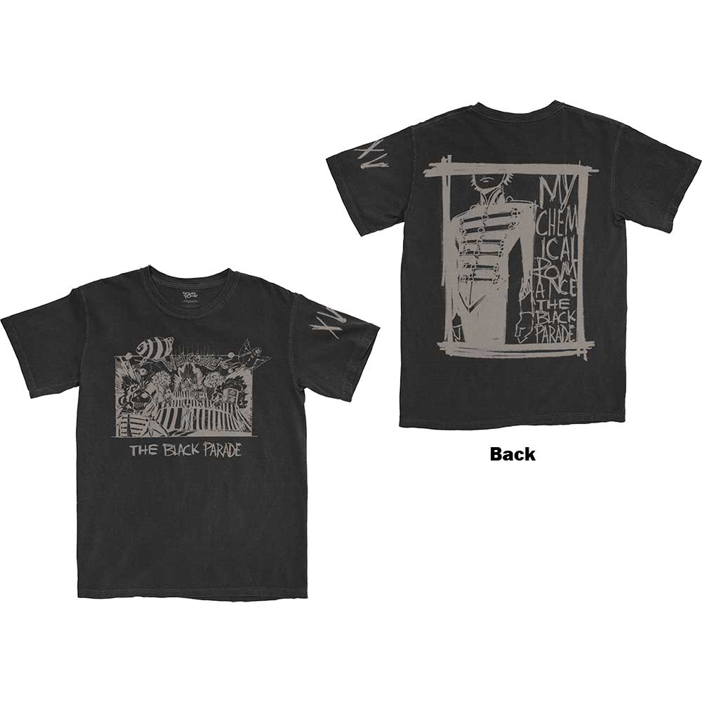 Image of My Chemical Romance Unisex T-shirt - XV Marching Frame Rock Off
